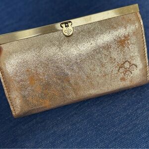 Elegant Patricia Nash Metallic Clutch Wallet